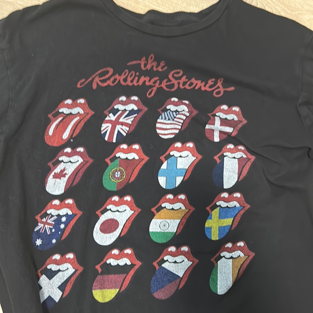 vintage rolling stones oversized tee
